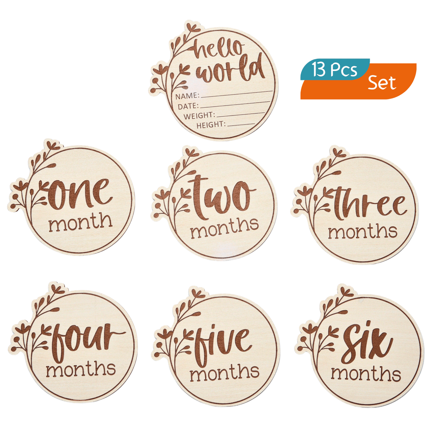 Baby Milestone Discs Set - Boho