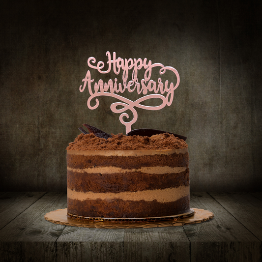 Happy Anniversary 7 - Rose Gold